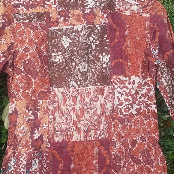 Lucky Brand Button Down Blouse Size S - Picture 5 of 8